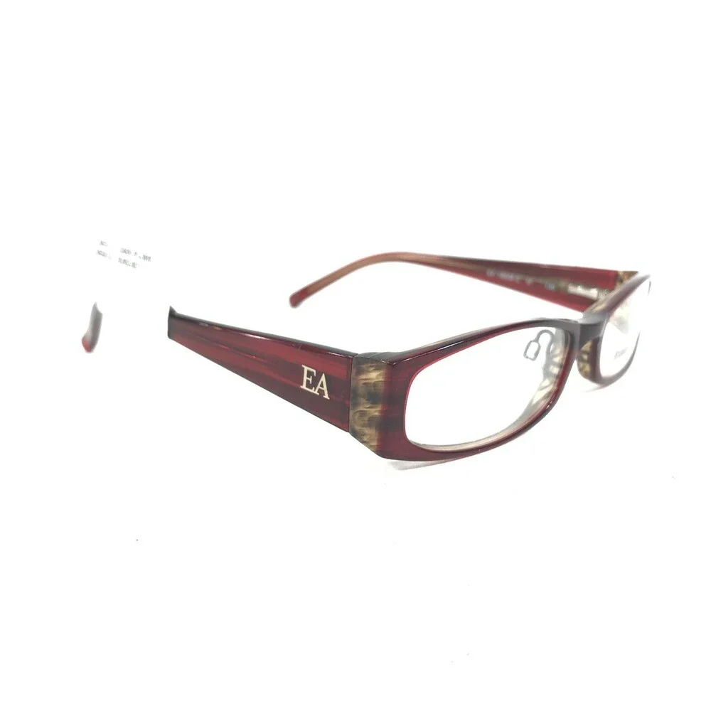 Elizabeth Arden EA 1902A-3 Eyeglasses Frames Brown Red Round Oval Full Rim 130